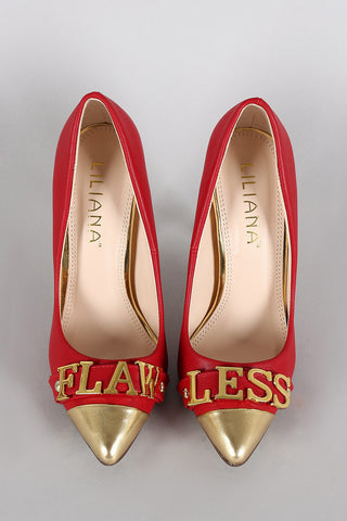 Qupid Circle Cut Out Open Toe Stiletto Heel