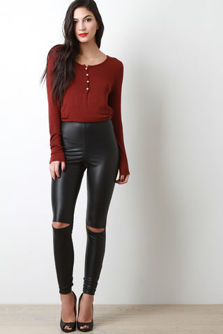 Deep V Crisscross Back Jumpsuit