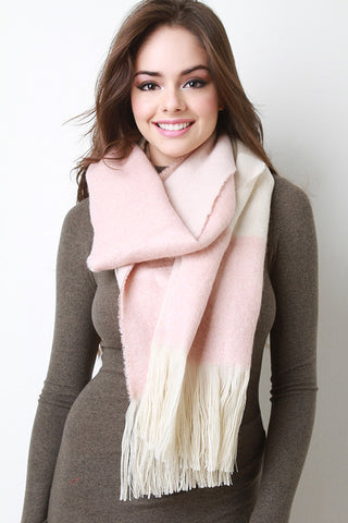 Knit and Fur Infinity Scarf