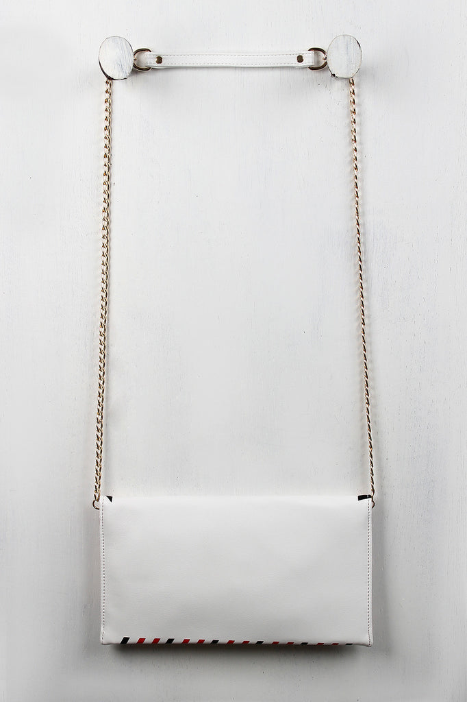 Vegan Leather Envelop Crossbody Clutch