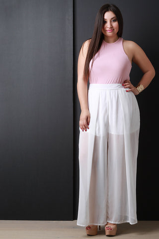 Simple Tapered Leg Pants