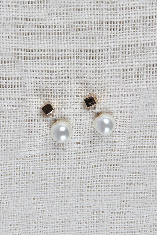 Double Rhinestone Star Studs Jacket Earrings