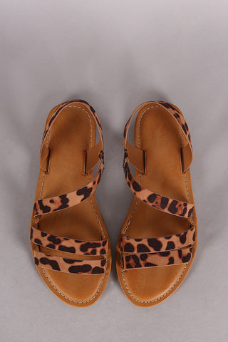 Bamboo Double Buckle Cork Footbed Sandal