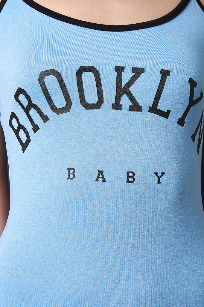 Brooklyn Baby Print Midi Dress