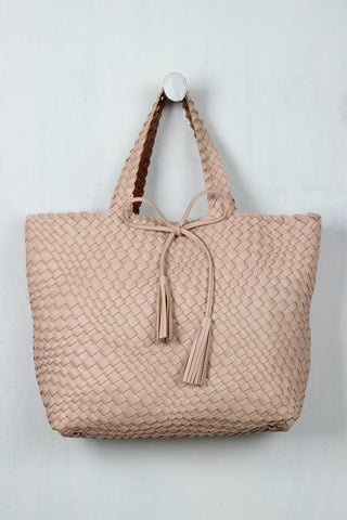 Textured Vegan Leather Zipper Trim Satchel Bag