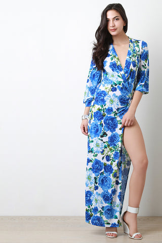 Camouflage Crisscross Back Midi Dress