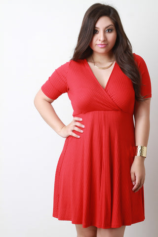 Jersey Knit Tie Hem Scoop Neck Maxi Dress