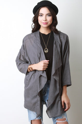 Windbreaker Zip-Up Bomber Jacket
