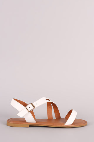 Bamboo Double Buckle Cork Footbed Sandal