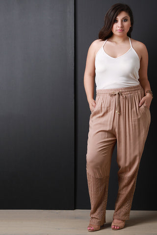 Simple Tapered Leg Pants