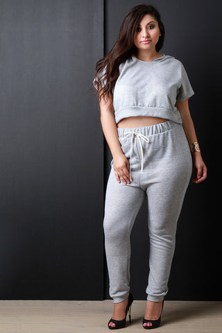 Simple Tapered Leg Pants