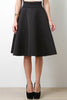 Neoprene Flow Midi Skirt