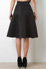 Neoprene Flow Midi Skirt