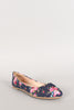 Bamboo Floral Denim Slip On Ballet Flat