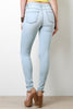 Pale Worn Skinny Jeans