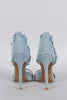 Shoe Republic Touch of Denim Fluff Heel