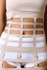 Cut Out Grid Midi Dress
