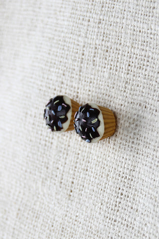 Chocolate Cupcake Earrings