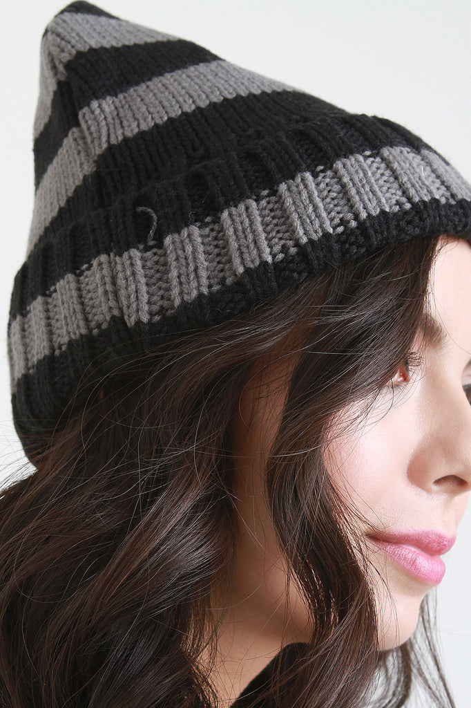 Round Ears Knit Beanie