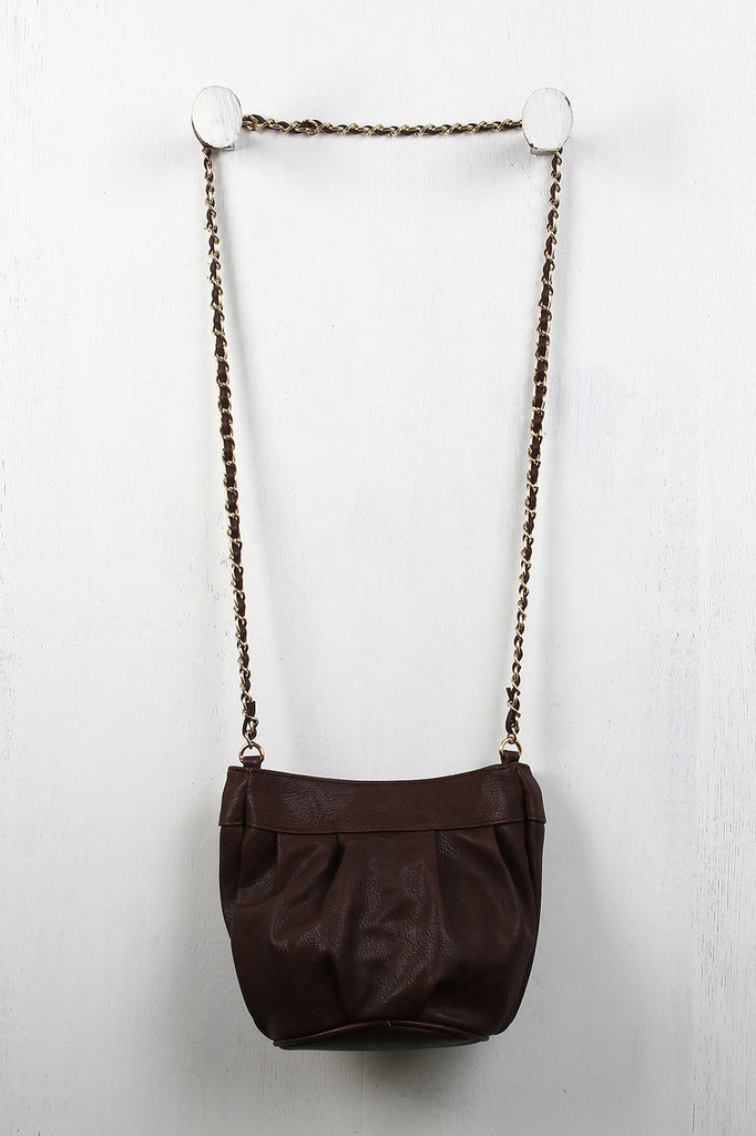 Chic Plated Bucket Bag