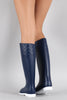 Bamboo Embossed Quilted Pattern Jelly Rain Boots