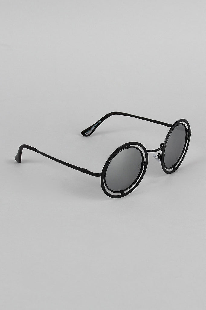 Matte Round Antique Sunglasses