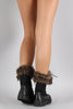 Faux Fur Lace Up Winter Snow Boots