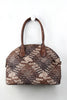 Muted Multicolor Woven Dome Bag