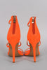 Liliana Neon Triple Straps Single Sole Heel