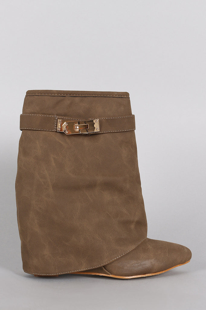 Twist-Lock Fold Down Shaft Wedge Booties