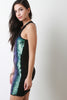 Iridescent Sequin Sleeveless Bodycon Dress