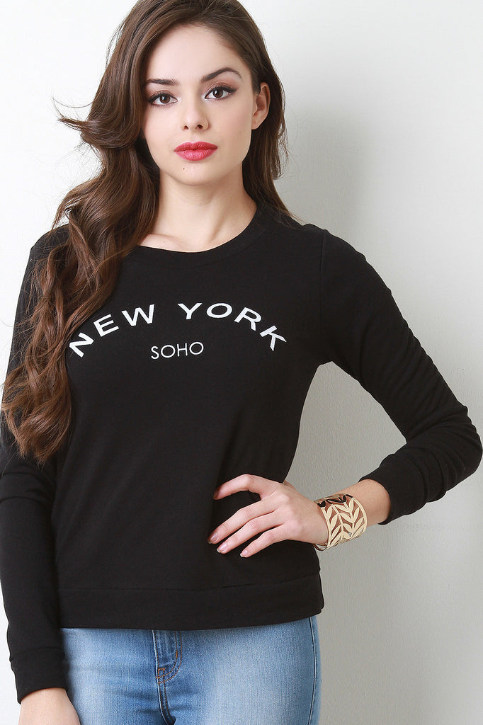 New York Soho French Terry Sweatshirt