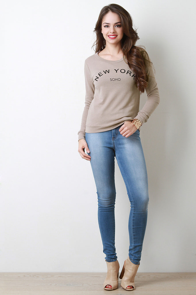 New York Soho French Terry Sweatshirt