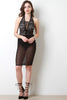 Lace Corset Sheer Combo Dress