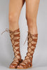 Strappy Lace Up Gladiator Flat Sandal