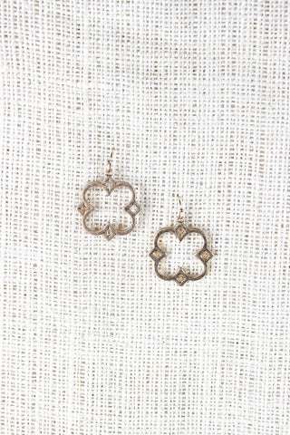 Quatrefoil Frame Earrings