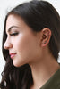 Rhinestone Curve Cuff Earrings