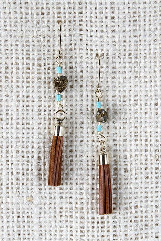 Gold Rush Tassel Earrings