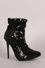 Liliana Sequins Slouchy Pointy Toe Stiletto Booties