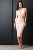 Two Piece Crisscross Midsection Dress