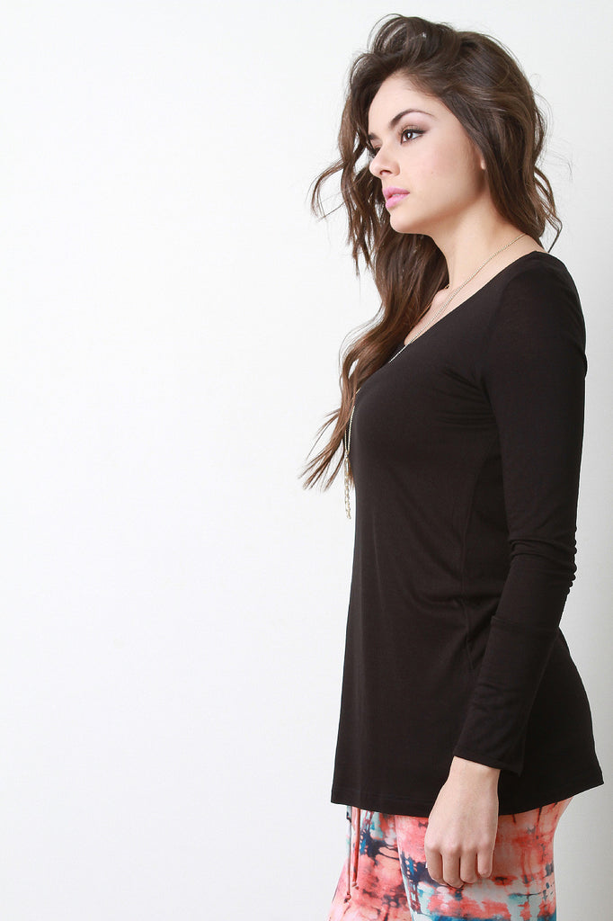 Jersey Long Sleeve Top