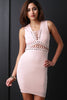 Grommet Corset Lace-Up Sleeveless Bodycon Dress