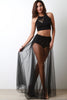 Jersey Knit Racer Crop Top