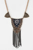 Fabric Tribal Design Necklace