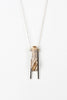 Stone Pendant Bar Accents Necklace