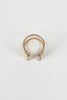 Two Tone Double Bar Ring