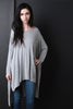 Dolman Sleeves Oversized Slit Top