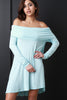 Off-The-Shoulder Long Sleeves Dress