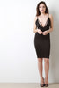 Strappy V-Neck Midi Dress