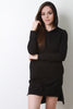 Hooded Sweater Pocket Dress